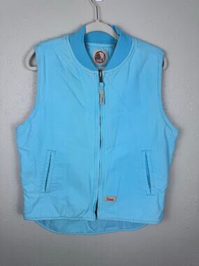 Berne Canvas Insulated Vest brightBlue Womens size Large